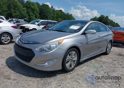 2014 Hyundai Sonata Hybrid Limited z USA, uszkodzony, nr VIN KMHEC4A49EA105218